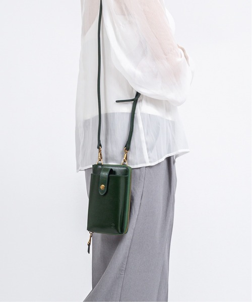 BELLIES YORK（ベリーズヨーク）の「【BELLIES YORK/ベリーズヨーク】スマートフォンショルダー　ショルダーバッグ　財布（ショルダーバッグ・レディース・ダークグリーン/ブラウン/ブラック/アッシュブラウン・FREE）」の20枚目の写真