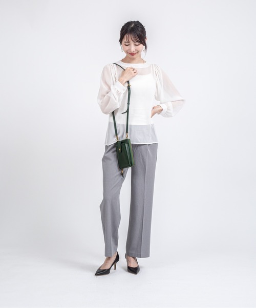 BELLIES YORK（ベリーズヨーク）の「【BELLIES YORK/ベリーズヨーク】スマートフォンショルダー　ショルダーバッグ　財布（ショルダーバッグ・レディース・ダークグリーン/ブラウン/ブラック/アッシュブラウン・FREE）」の22枚目の写真