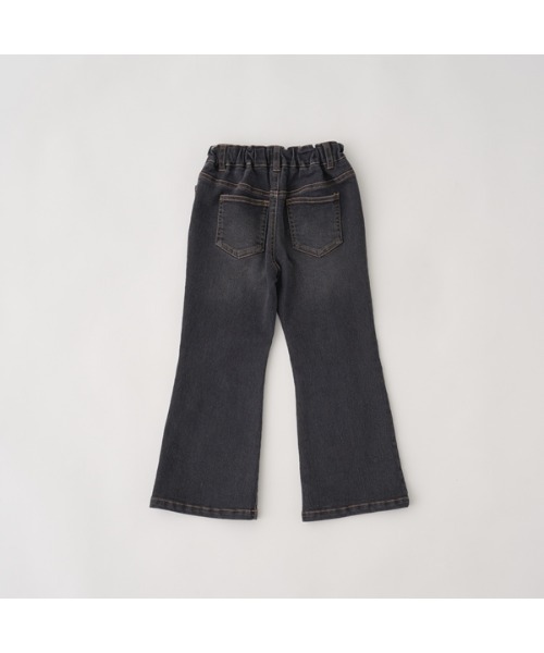 Lycee mine(リセマイン)の「きれいシルエットしっかりストレッチフレアデニムパンツ(その他パンツ・キッズ・ブラック/ネイビー・150cm/110cm/140cm/100cm/130cm/120cm)」の4枚目の写真