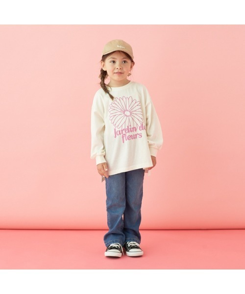 Lycee mine(リセマイン)の「きれいシルエットしっかりストレッチフレアデニムパンツ(その他パンツ・キッズ・ブラック/ネイビー・150cm/110cm/140cm/100cm/130cm/120cm)」の14枚目の写真