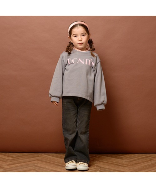 Lycee mine(リセマイン)の「きれいシルエットしっかりストレッチフレアデニムパンツ(その他パンツ・キッズ・ブラック/ネイビー・150cm/110cm/140cm/100cm/130cm/120cm)」の6枚目の写真