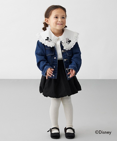 petit main（プティマイン）の「【Disney】襟刺繍ブラウス（シャツ/ブラウス・キッズ・ブラック/ピンク/オフホワイト・110cm/130cm/80ｃｍ/90cm/120cm/100cm）」の14枚目の写真