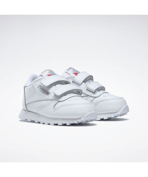 Reebok(リーボック)の「クラシックレザー 2V / CL LTHR 2V(スニーカー・キッズ・ホワイト・14.0cm/15.0cm/13.0cm/16.0cm/12.0cm)」の2枚目の写真
