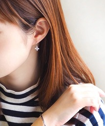 itam | 【itam】アイタム/ フラワーストーンコーティングピアス/金属アレルギー対応ピアス(ピアス（両耳用）)