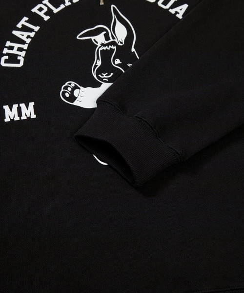87mm(87mm)の「【UNISEX】Mmlg/MMLG RUGBYプルオーバ(裏起毛) 2977151(スウェット・レディース・ブラック/グレー/ピンク/クリーム・LARGE/SMALL/MEDIUM)」の9枚目の写真