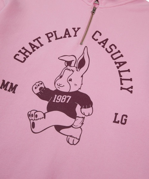 87mm(87mm)の「【UNISEX】Mmlg/MMLG RUGBYプルオーバ(裏起毛) 2977151(スウェット・レディース・ブラック/グレー/ピンク/クリーム・LARGE/SMALL/MEDIUM)」の8枚目の写真