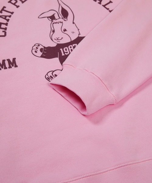 87mm(87mm)の「【UNISEX】Mmlg/MMLG RUGBYプルオーバ(裏起毛) 2977151(スウェット・レディース・ブラック/グレー/ピンク/クリーム・LARGE/SMALL/MEDIUM)」の6枚目の写真