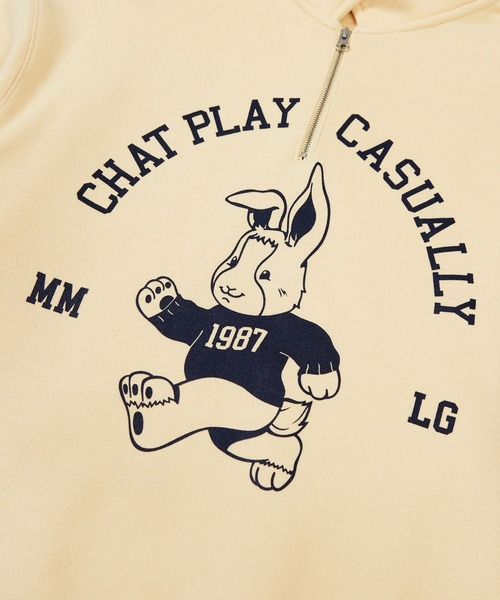 87mm(87mm)の「【UNISEX】Mmlg/MMLG RUGBYプルオーバ(裏起毛) 2977151(スウェット・レディース・ブラック/グレー/ピンク/クリーム・LARGE/SMALL/MEDIUM)」の14枚目の写真