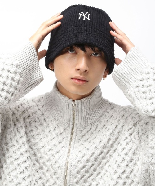 Anui（アニュイ）の「【UNISEX】NEWERAニットバケハ（ハット