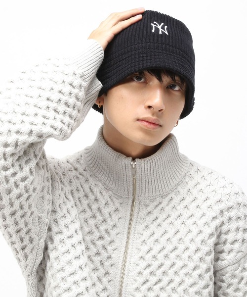 Anui（アニュイ）の「【UNISEX】NEWERAニットバケハ（ハット・レディース・ブラック/オフホワイト・FREE）」の22枚目の写真