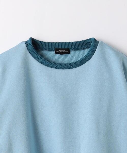 green label relaxing(グリーンレーベルリラクシング)の「TJ 裏毛クルーネック プルオーバー 100cm-130cm(スウェット・キッズ・オフホワイト/ブラック/ライトブルー・S130/XS110)」の5枚目の写真