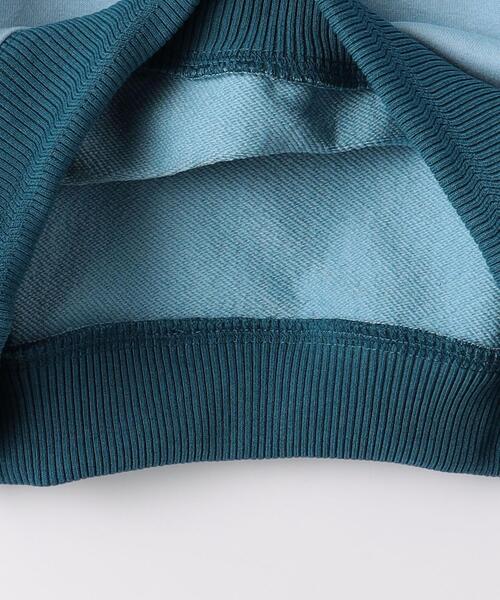 green label relaxing(グリーンレーベルリラクシング)の「TJ 裏毛クルーネック プルオーバー 100cm-130cm(スウェット・キッズ・オフホワイト/ブラック/ライトブルー・S130/XS110)」の8枚目の写真