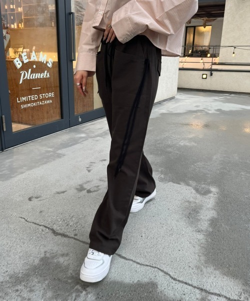 nemne store(ネンネストア)の「【低身長サイズあり】サイドリボンベイカーパンツ(カーゴパンツ・レディース・ピンク/スミクロ・SMALL/MEDIUM)」の15枚目の写真