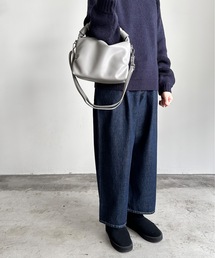 favori | EM:favori ギャザー　2WAY　ショルダー　軽量(ショルダーバッグ)