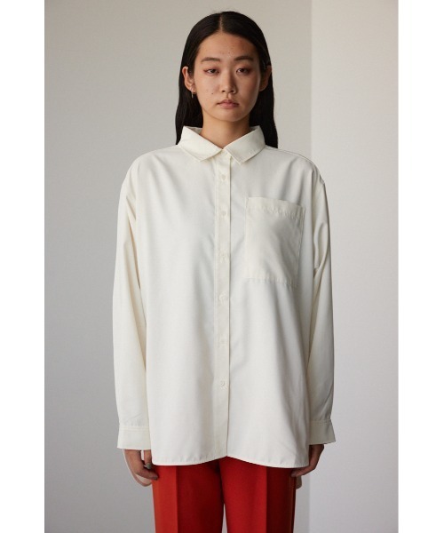 AZUL by moussy(アズールバイマウジー)の「オーバーシャツ(シャツ/ブラウス・レディース・ライトブルー/ホワイト/ブルー系その他・FREE)」の11枚目の写真