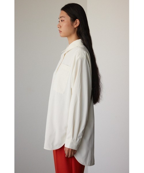 AZUL by moussy(アズールバイマウジー)の「オーバーシャツ(シャツ/ブラウス・レディース・ライトブルー/ホワイト/ブルー系その他・FREE)」の12枚目の写真