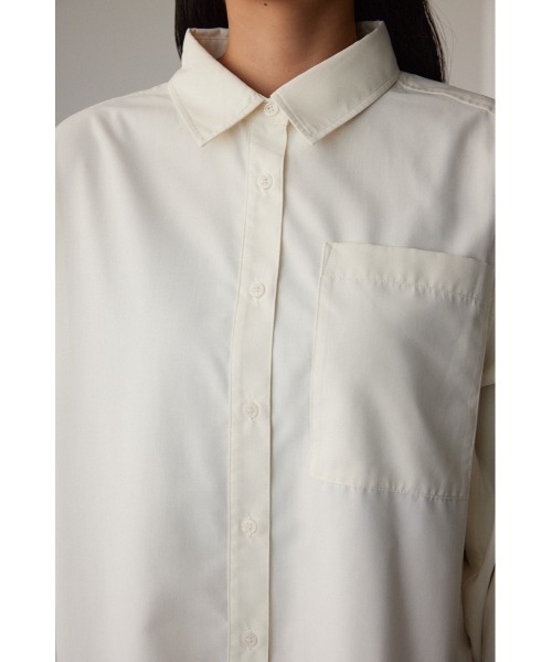 AZUL by moussy(アズールバイマウジー)の「オーバーシャツ(シャツ/ブラウス・レディース・ライトブルー/ホワイト/ブルー系その他・FREE)」の14枚目の写真