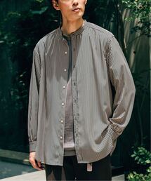 EDIFICE | 《再》パターンデシン スタンドカラーシャツ(シャツ/ブラウス)