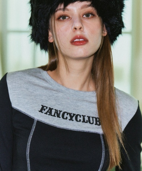 tシャツ A'GEM/9 × .kom「 FANCY CLUB/ファンシークラブ」TURNING CLASSIC STITCH CROP TEE/クラ A'GEM/9 × .kom『 FANCY CLUB/ファンシークラブ』TURNING