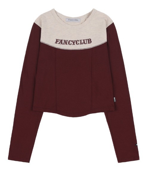 tシャツ A'GEM/9 × .kom「 FANCY CLUB/ファンシークラブ」TURNING CLASSIC STITCH CROP TEE/クラ A'GEM/9 × .kom『 FANCY CLUB/ファンシークラブ』TURNING