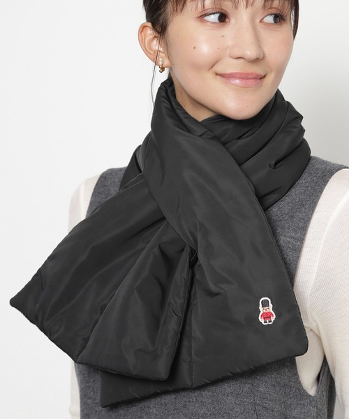 MACKINTOSH PHILOSOPHY（ﾏｯｷﾝﾄｯｼｭ ﾌｨﾛｿﾌｨｰ）の「マフラー　バッキンガムベアベア（マフラー・レディース・ベージュ/ブラック/ライトグレー・FREE）」の2枚目の写真