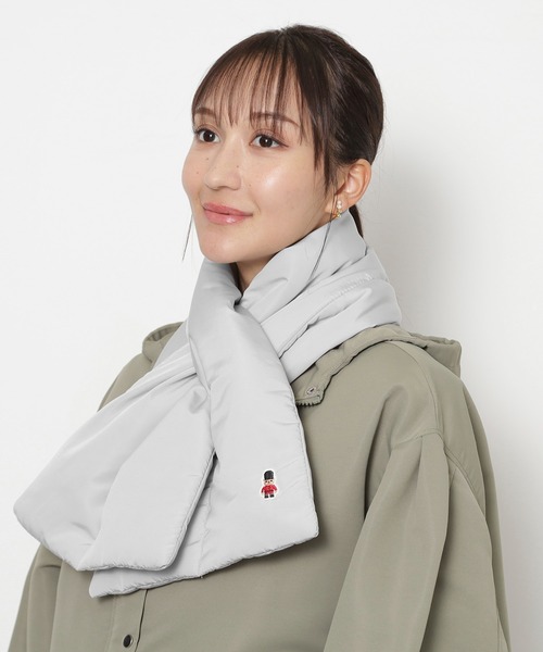 MACKINTOSH PHILOSOPHY（ﾏｯｷﾝﾄｯｼｭ ﾌｨﾛｿﾌｨｰ）の「マフラー　バッキンガムベアベア（マフラー・レディース・ベージュ/ブラック/ライトグレー・FREE）」の6枚目の写真