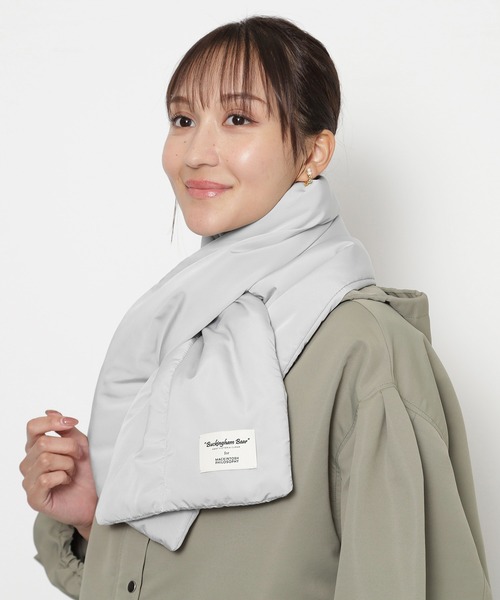 MACKINTOSH PHILOSOPHY（ﾏｯｷﾝﾄｯｼｭ ﾌｨﾛｿﾌｨｰ）の「マフラー　バッキンガムベアベア（マフラー・レディース・ベージュ/ブラック/ライトグレー・FREE）」の7枚目の写真