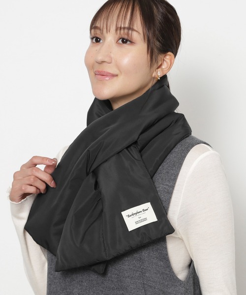 MACKINTOSH PHILOSOPHY（ﾏｯｷﾝﾄｯｼｭ ﾌｨﾛｿﾌｨｰ）の「マフラー　バッキンガムベアベア（マフラー・レディース・ベージュ/ブラック/ライトグレー・FREE）」の9枚目の写真