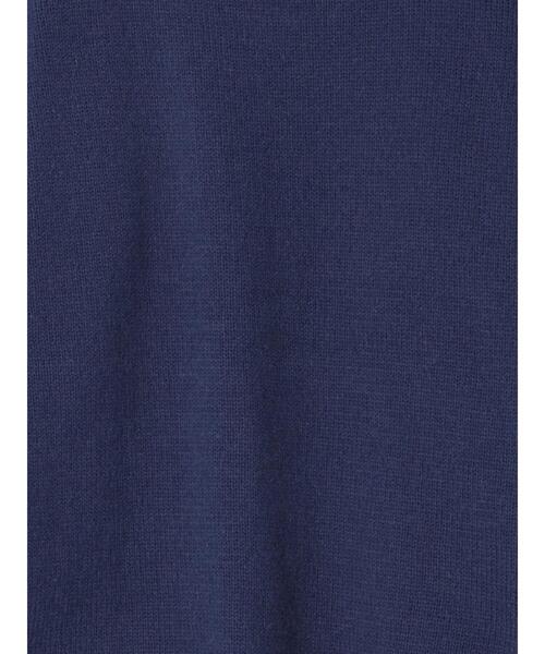 ehka sopo(エヘカソポ)の「配色ステッチプルオーバー(ニット/セーター・レディース・ブラック/ブルー/キナリ・F)」の18枚目の写真