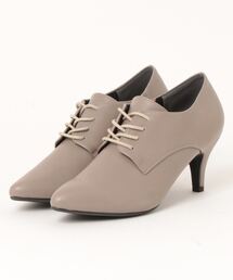 Realta | Realta(レアルタ)6.5cmヒールソフトポインテッドトゥレースアップブーティー(ブーツ)