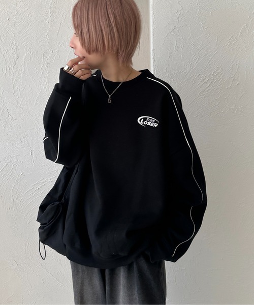 セール】パイピングラインスウェット【ZOZOTOWN限定アイテム