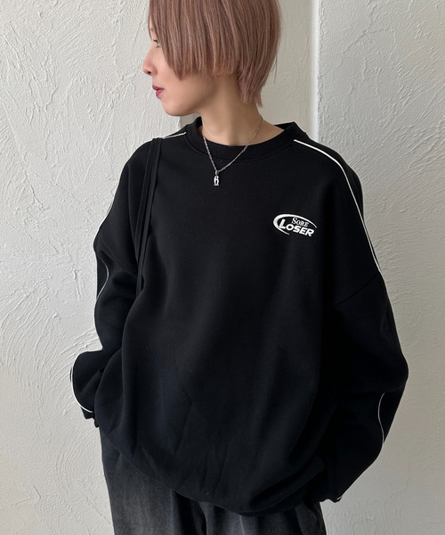 セール】パイピングラインスウェット【ZOZOTOWN限定アイテム