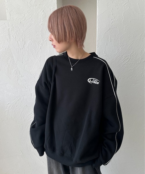 Mori♡PHILIPP PLEIN♡スウェットセットアップ セール】パイピングラインスウェット【ZOZOTOWN限定アイテム