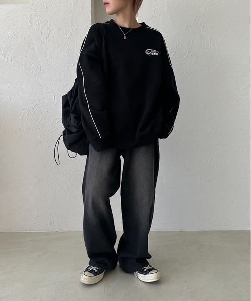 セール】パイピングラインスウェット【ZOZOTOWN限定アイテム