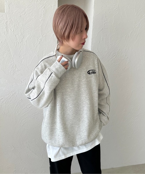 Mori♡PHILIPP PLEIN♡スウェットセットアップ セール】パイピングラインスウェット【ZOZOTOWN限定アイテム