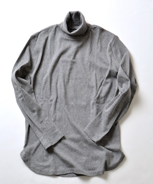 SHIPS JET BLUE（シップスジェットブルー）の「SHIPS JET BLUE (シップス ジェットブルー): フライス タートルネックカットソー■（Tシャツ/カットソー・メンズ・オフホワイト/グレー/ナチュラル/ネイビー・MEDIUM/SMALL/LARGE）」の3枚目の写真