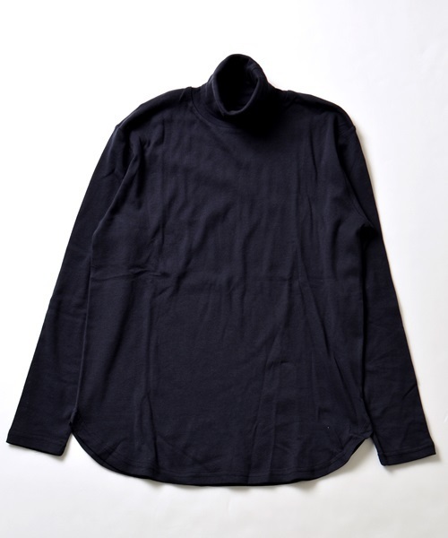 SHIPS JET BLUE（シップスジェットブルー）の「SHIPS JET BLUE (シップス ジェットブルー): フライス タートルネックカットソー■（Tシャツ/カットソー・メンズ・オフホワイト/グレー/ナチュラル/ネイビー・MEDIUM/SMALL/LARGE）」の5枚目の写真