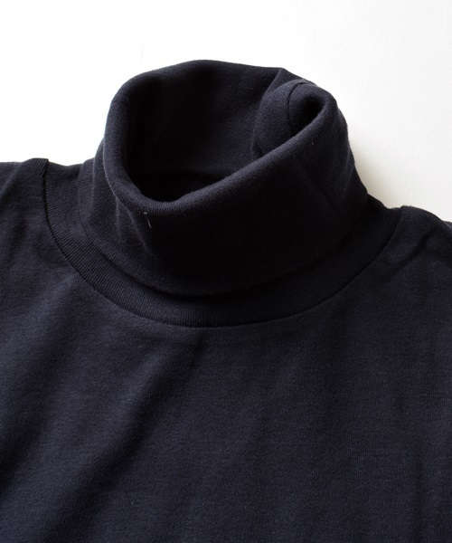 SHIPS JET BLUE（シップスジェットブルー）の「SHIPS JET BLUE (シップス ジェットブルー): フライス タートルネックカットソー■（Tシャツ/カットソー・メンズ・オフホワイト/グレー/ナチュラル/ネイビー・MEDIUM/SMALL/LARGE）」の6枚目の写真