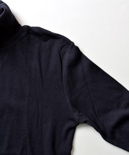 SHIPS JET BLUE（シップスジェットブルー）の「SHIPS JET BLUE (シップス ジェットブルー): フライス タートルネックカットソー■（Tシャツ/カットソー・メンズ・オフホワイト/グレー/ナチュラル/ネイビー・MEDIUM/SMALL/LARGE）」の7枚目の写真