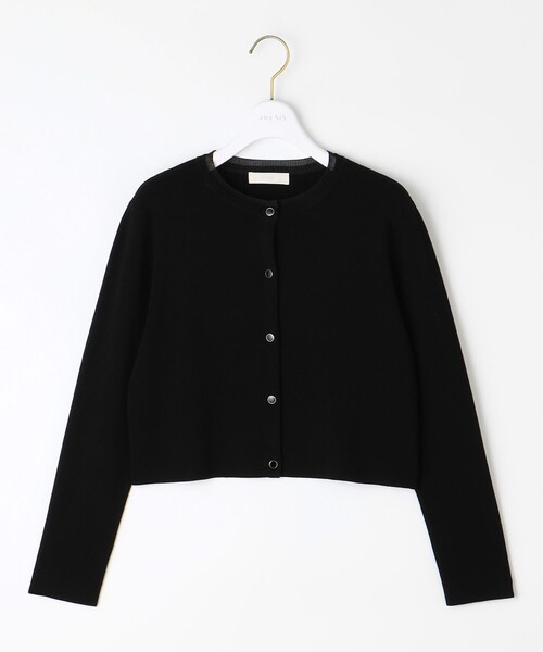 ANY SIS(エニィスィス)の「【洗える】レースネックショートレングス カーディガン(カーディガン/ボレロ・レディース・ホワイト系/ライトイエロー系/ブラック系・2)」の10枚目の写真