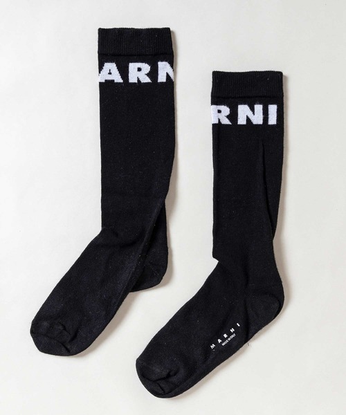 MARNI（マルニ）の「MARNI（マルニ）Kids & Junior ブランドロゴソックス靴下（ソックス/靴下・キッズ・ピンク/ブラック/イエロー・Ⅱ/Ⅰ/Ⅲ）」の6枚目の写真