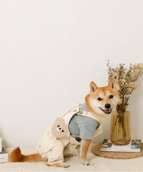 【犬服】生地見本★くまさん iDog MOSCAPE くまさんボーダータンク 防蚊 アイドッグ-犬猫