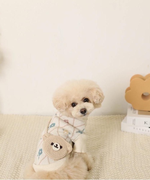 moncheri（モンシェリ）の「くまさんポシェット / 犬服 / ドッグウェア