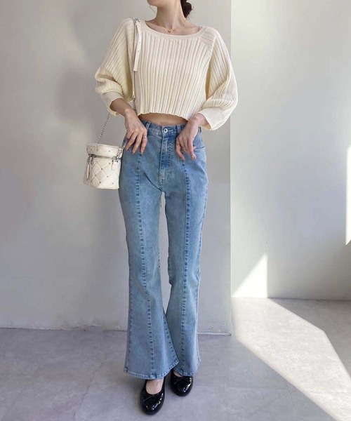 one after another NICE CLAUP（ワンアフターアナザーナイスクラップ）の「【WEB限定】マルチウェイニットセットワンピース（ワンピース・レディース・アイボリー/ブラック/ピンクベージュ・SMALL/MEDIUM/LARGE）」の11枚目の写真