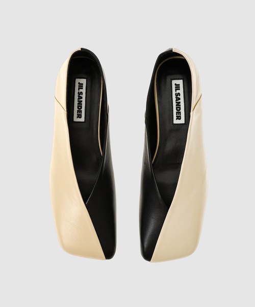 JIL SANDER（ジルサンダー）の「SCARPA BALLERINA（バレエシューズ・レディース・ブラック/ベージュ・36/37/38）」の9枚目の写真