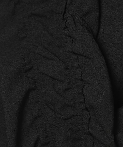 JEANASIS（ジーナシス）の「ソデギャザーテーラーショートシャツ/106343（テーラードジャケット・レディース・ブラック/ベージュ/チャコールグレー・FREE）」の19枚目の写真
