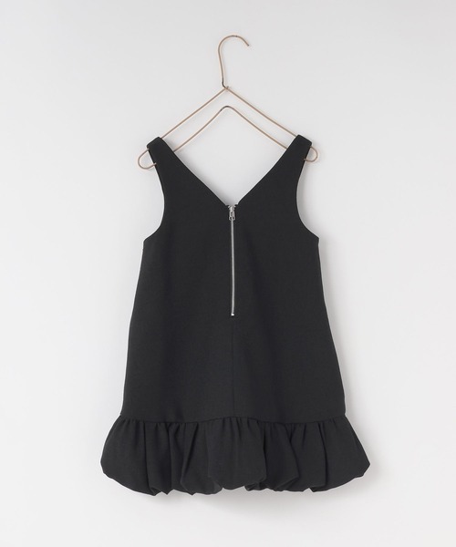 LOWRYS FARM(ローリーズファーム)の「ホップサックバルーンワンピース 986361(ワンピース・キッズ・アイボリー/ブラック・110cm/120cm/130cm/140cm/150cm)」の3枚目の写真