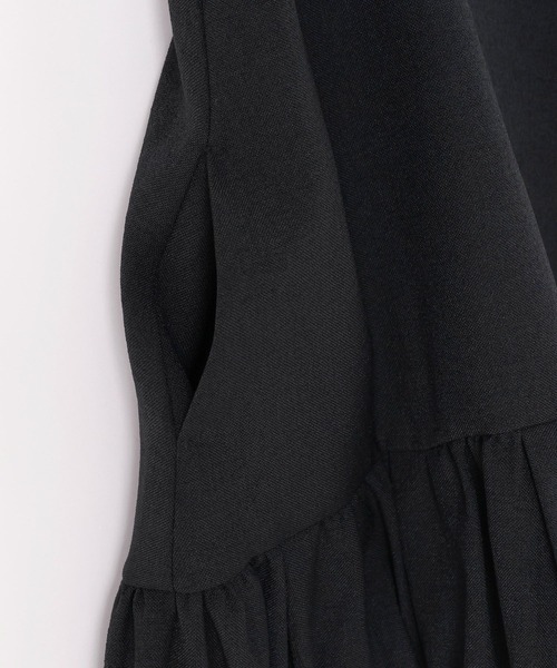 LOWRYS FARM(ローリーズファーム)の「ホップサックバルーンワンピース 986361(ワンピース・キッズ・アイボリー/ブラック・110cm/120cm/130cm/140cm/150cm)」の6枚目の写真
