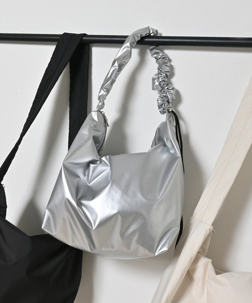 Honeys（ハニーズ）の「ドロスト２ｗａｙショルダーバッグ（ショルダーバッグ・レディース・アイボリー/ブラック/シルバー/ミント/モカ・FREE）」の5枚目の写真