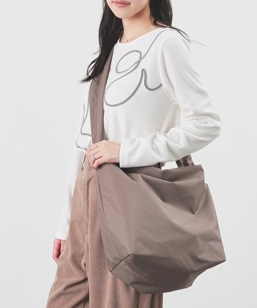 Honeys（ハニーズ）の「ドロスト２ｗａｙショルダーバッグ（ショルダーバッグ・レディース・アイボリー/ブラック/シルバー/ミント/モカ・FREE）」の3枚目の写真